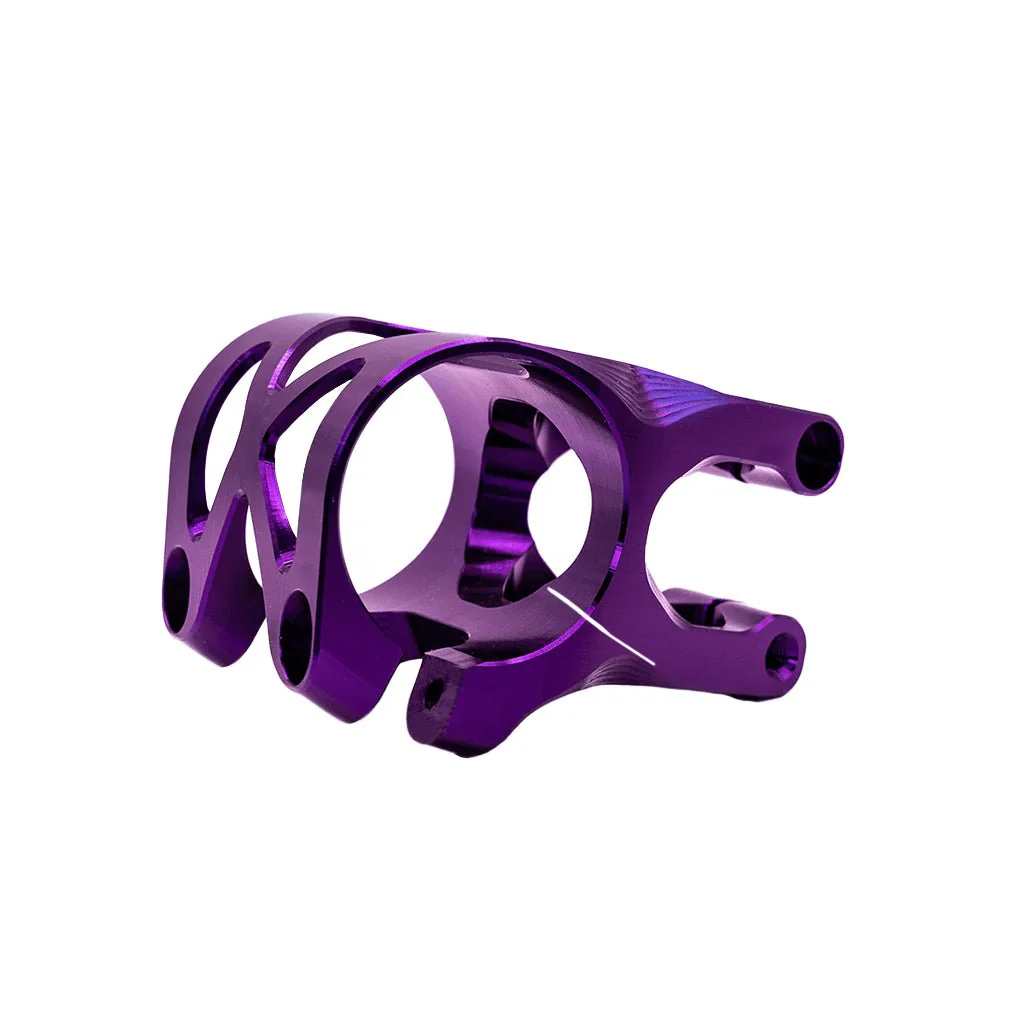 5Dev 2 Bolt Titanium Stem - 35mm Clamp - 32mm Length - Purple