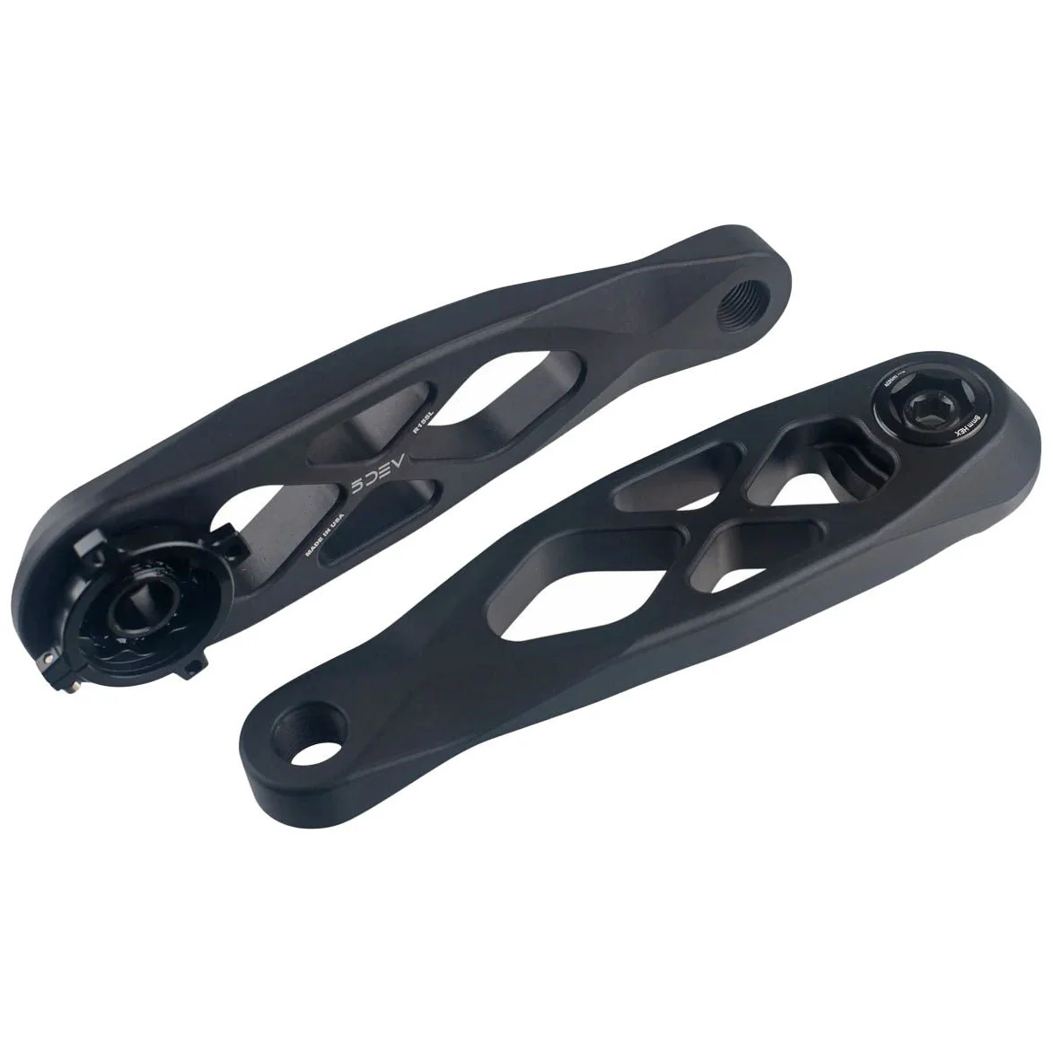 5Dev R-Spec Trail/Enduro Cranks - 165mm - No Spindle - Black