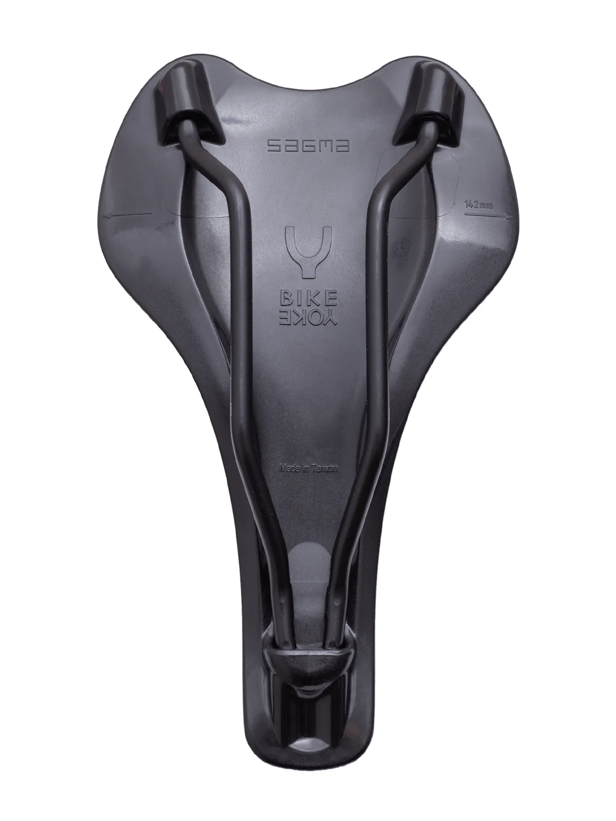 Bike Yoke Sagma 3D Lite Carbon Saddle 142 - Black - Image 4
