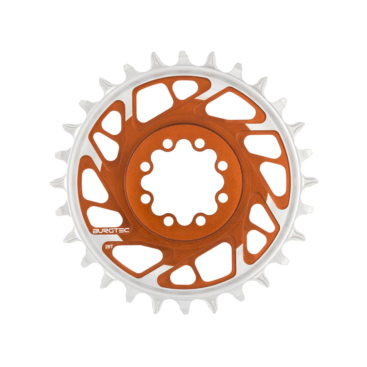 Burgtec T-Type Chainring - 28t - SRAM 8-Bolt - Bronze