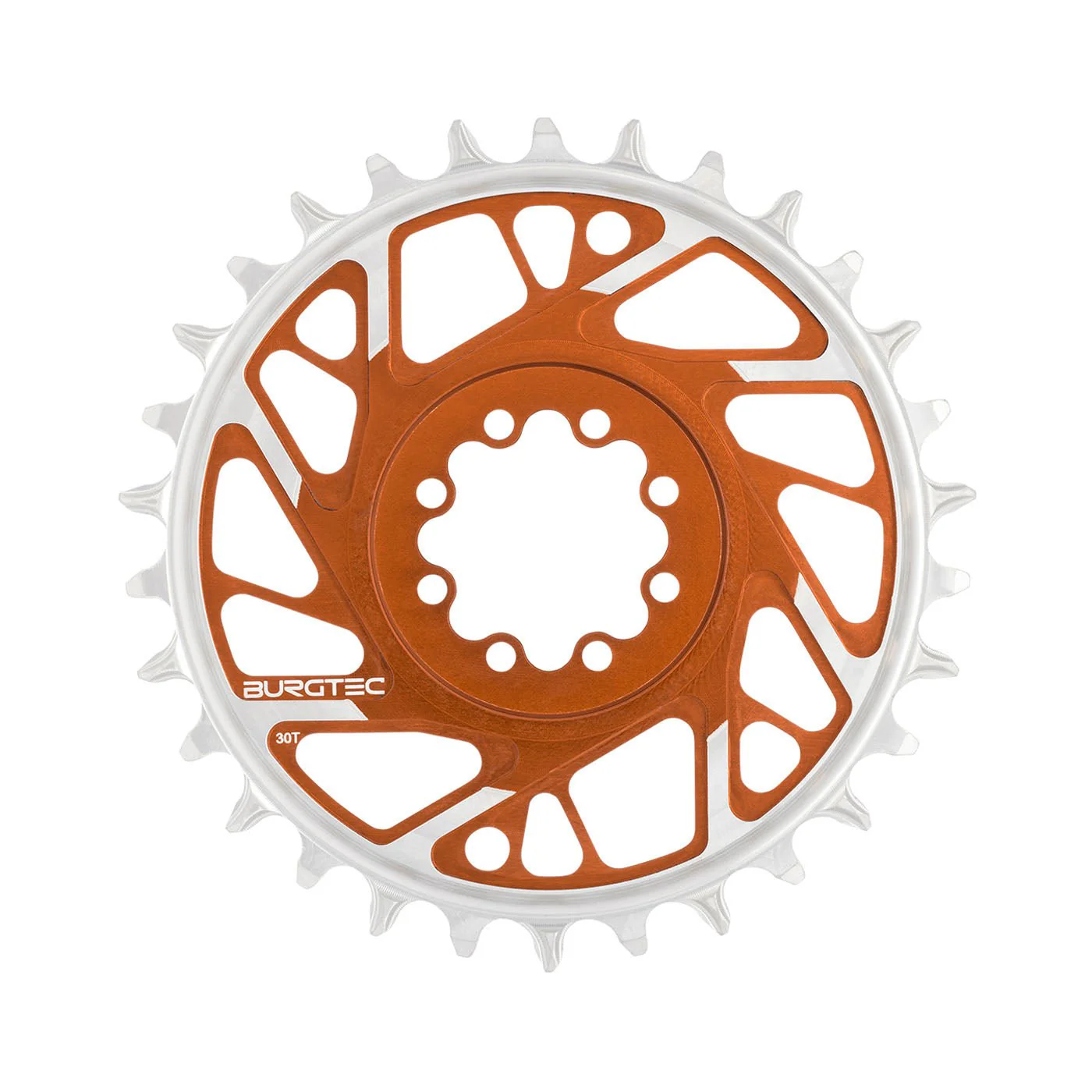 Burgtec T-Type Chainring - 30t - SRAM 8-Bolt - Bronze
