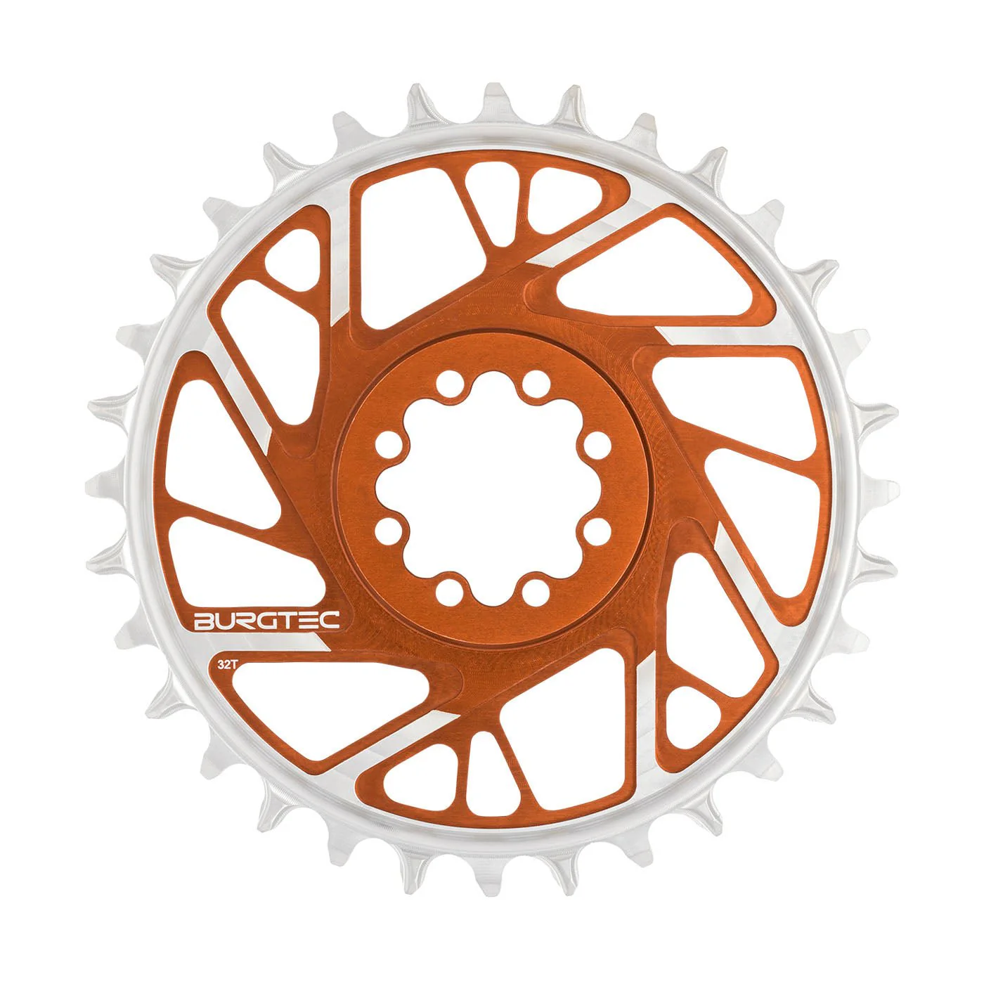 Burgtec T-Type Chainring - 32t - SRAM 8-Bolt - Bronze