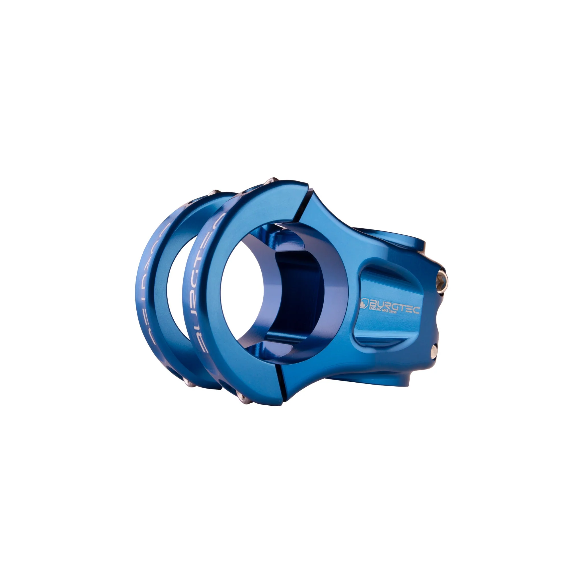 Burgtec Enduro MK3 Stem - 35mm Clamp - 35mm Length - Deep Blue