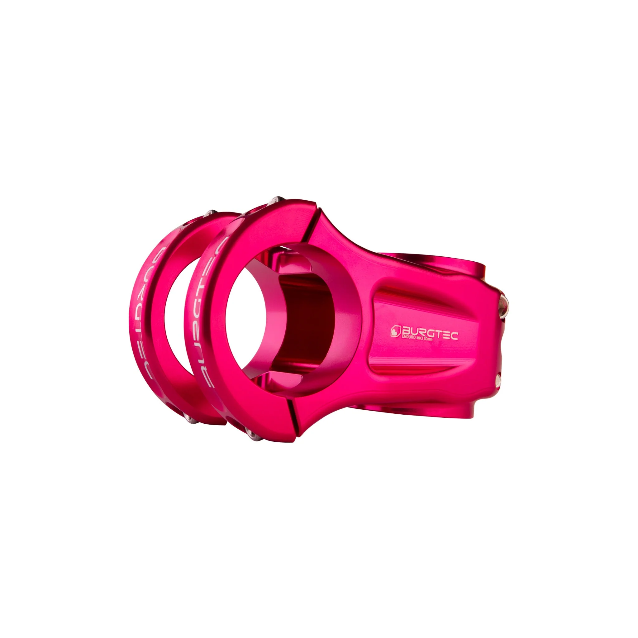 Burgtec Enduro MK3 Stem - 35mm Clamp - 50mm Length - Toxic Barbie Pink