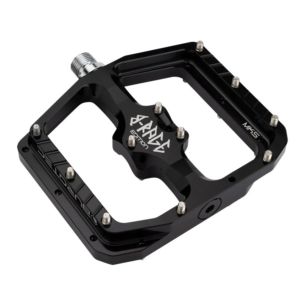 Burgtec Penthouse Flat MK5 B-Rage Edition Pedals - Burgtec Black