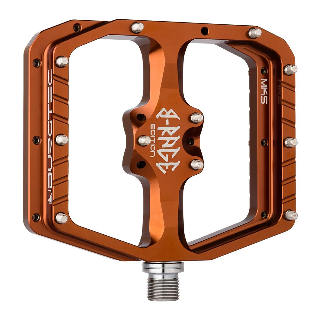 Burgtec Penthouse Flat MK5 B-Rage Edition Pedals - Kash Bronze - Image 2