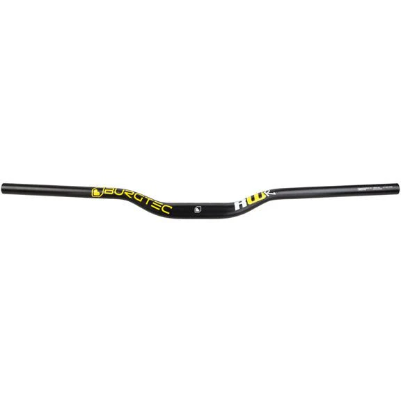 Burgtec Ride Wide Enduro Riser Bar - 35mm Diameter - 15mm Rise - 800mm Wide - Black