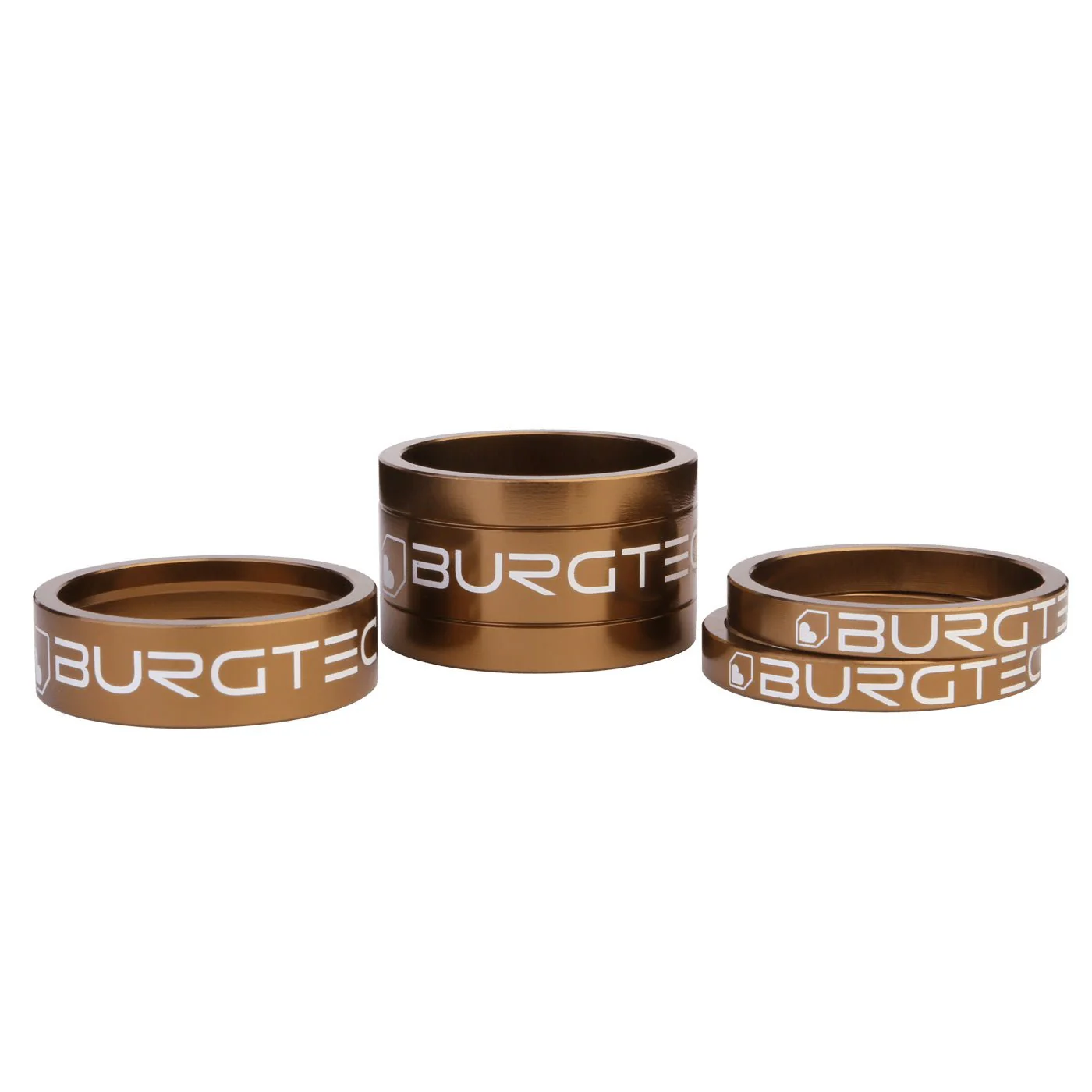 Burgtec Stem Spacer Kit - Kash Bronze - Set of 4