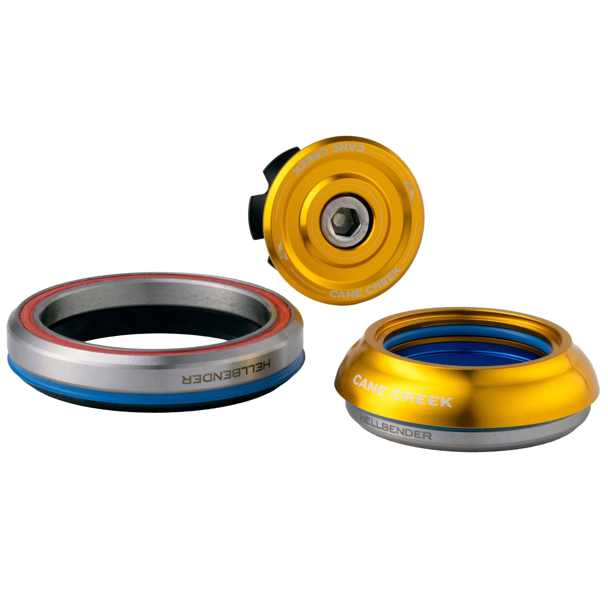 Cane Creek Hellbender 70-Series Headset - IS42/28.6|IS52/40 - Gold