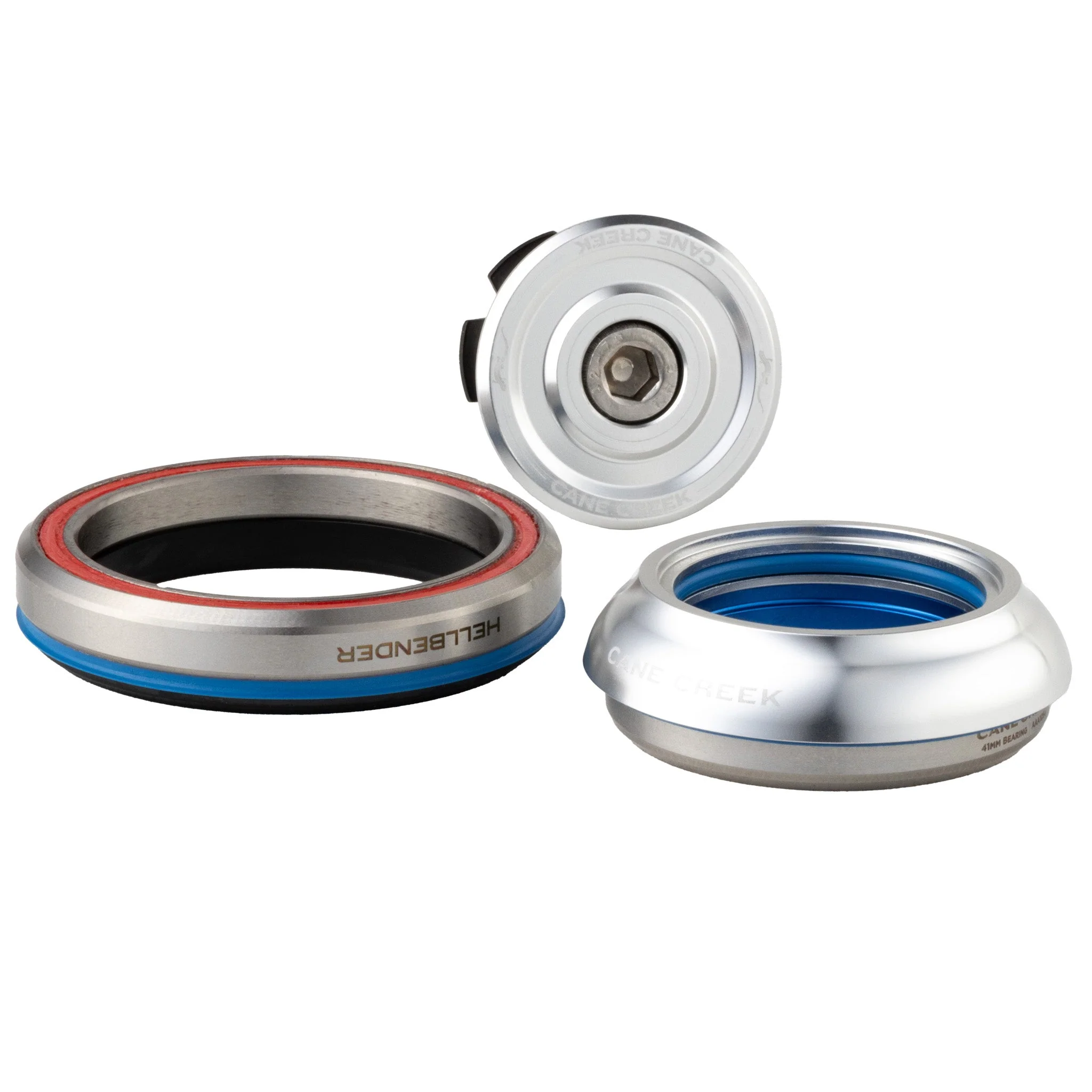 Cane Creek Hellbender 70-Series Headset - IS42/28.6|IS52/40 - Silver