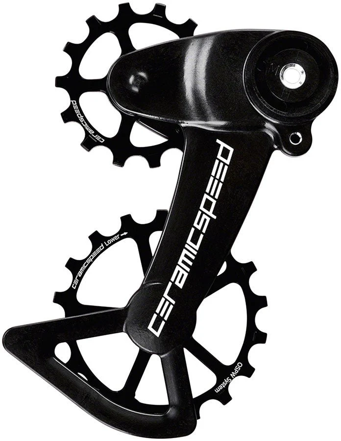 CeramicSpeed OSPW X Pulley Wheel System for SRAM Eagle AXS Derailleur - Alloy Pulley, Carbon Cage