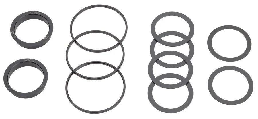 Chris King ThreadFit T47 30x Bottom Bracket Fit Kit 5 - T47 For 30mm Spindles BLK - Image 2