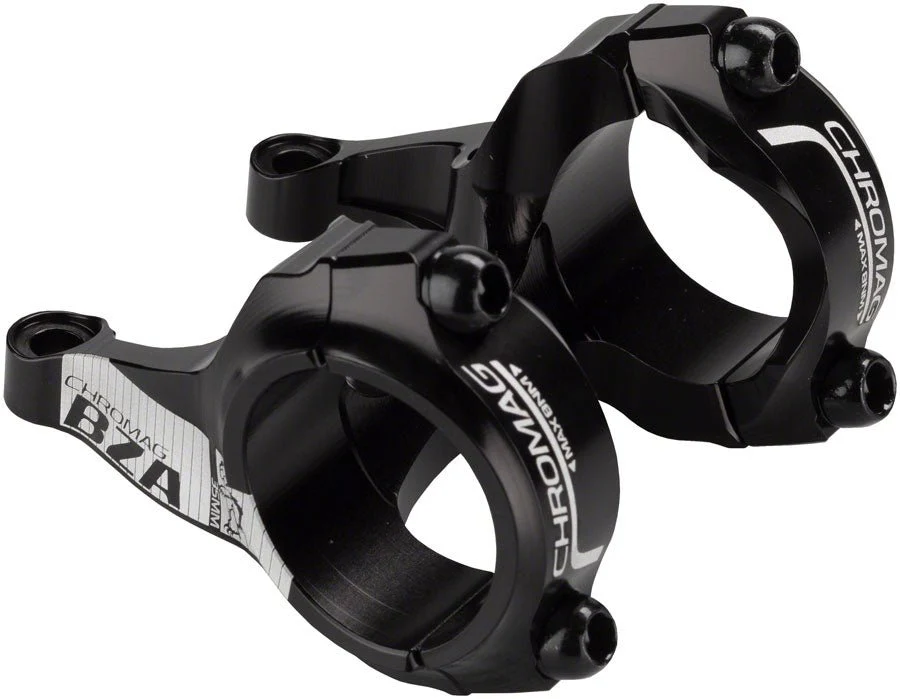 Chromag BZA Stem - 35mm 35 Clamp +/-0 Direct Mount Alloy Black