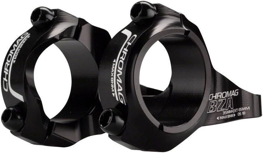 Chromag BZA Stem - 35mm 35 Clamp +/-0 Direct Mount Alloy Black - Image 2