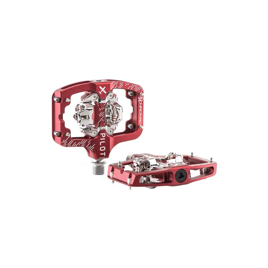 Chromag Pilot Pedals - Clipless - Red - Regular