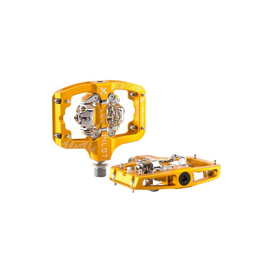 Chromag Pilot Pedals - Clipless - Gold - Regular