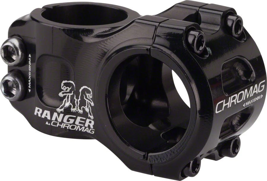 Chromag Ranger V2 Stem - 31mm 31.8 Clamp +/-0 1 1/8" Alloy Black