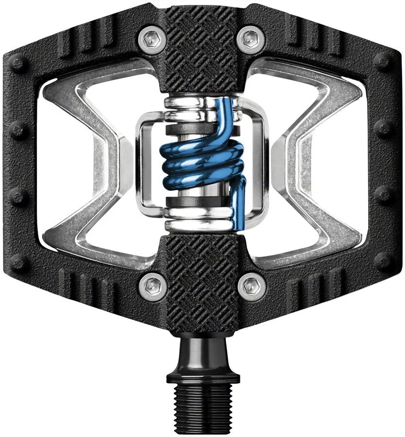 Crank Brothers Double Shot 2 Pedals - Single Side Clipless - Black/Raw