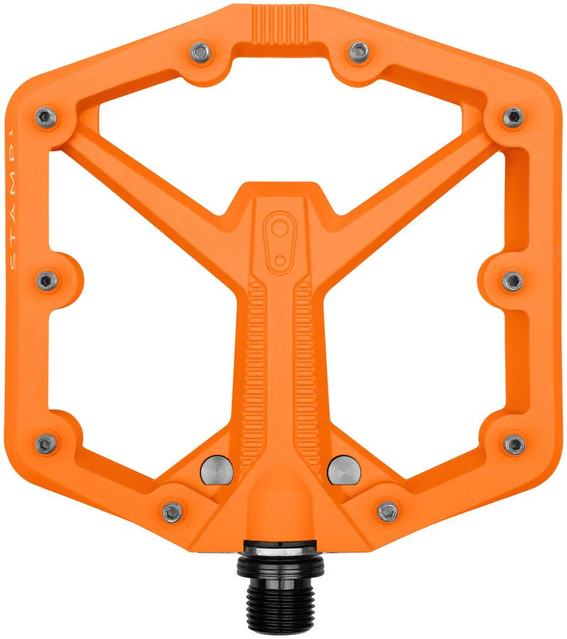 Crank Brothers Stamp 1, Gen 2 Pedals - Large - Orange
