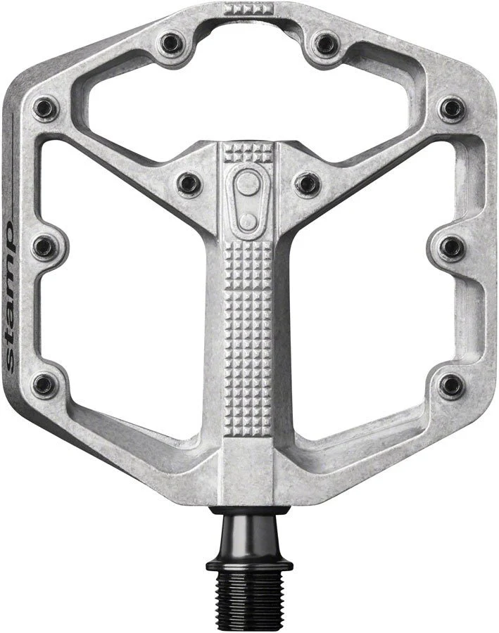 Crank Brothers Stamp 2 Pedals - Platform Aluminum 9/16" Raw Silver Small