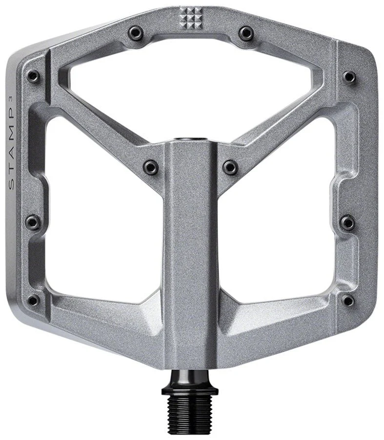 Crank Brothers Stamp 3 Pedals - Platform Magnesium 9/16" Gray Large