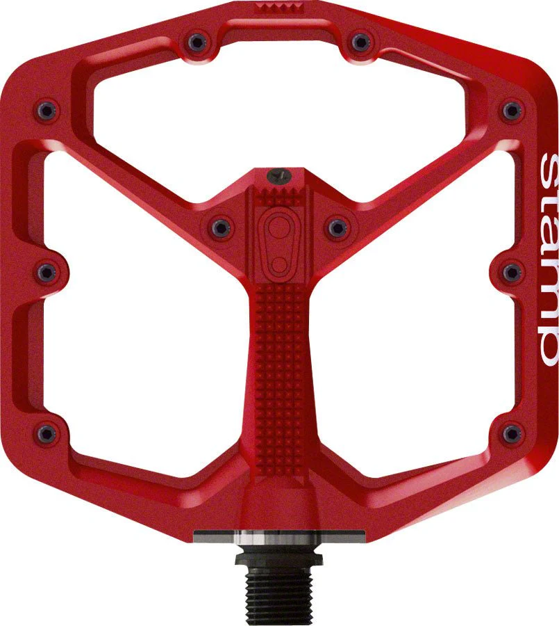 Crank Brothers Stamp 7 Pedals - Platform Aluminum 9/16" Red Large