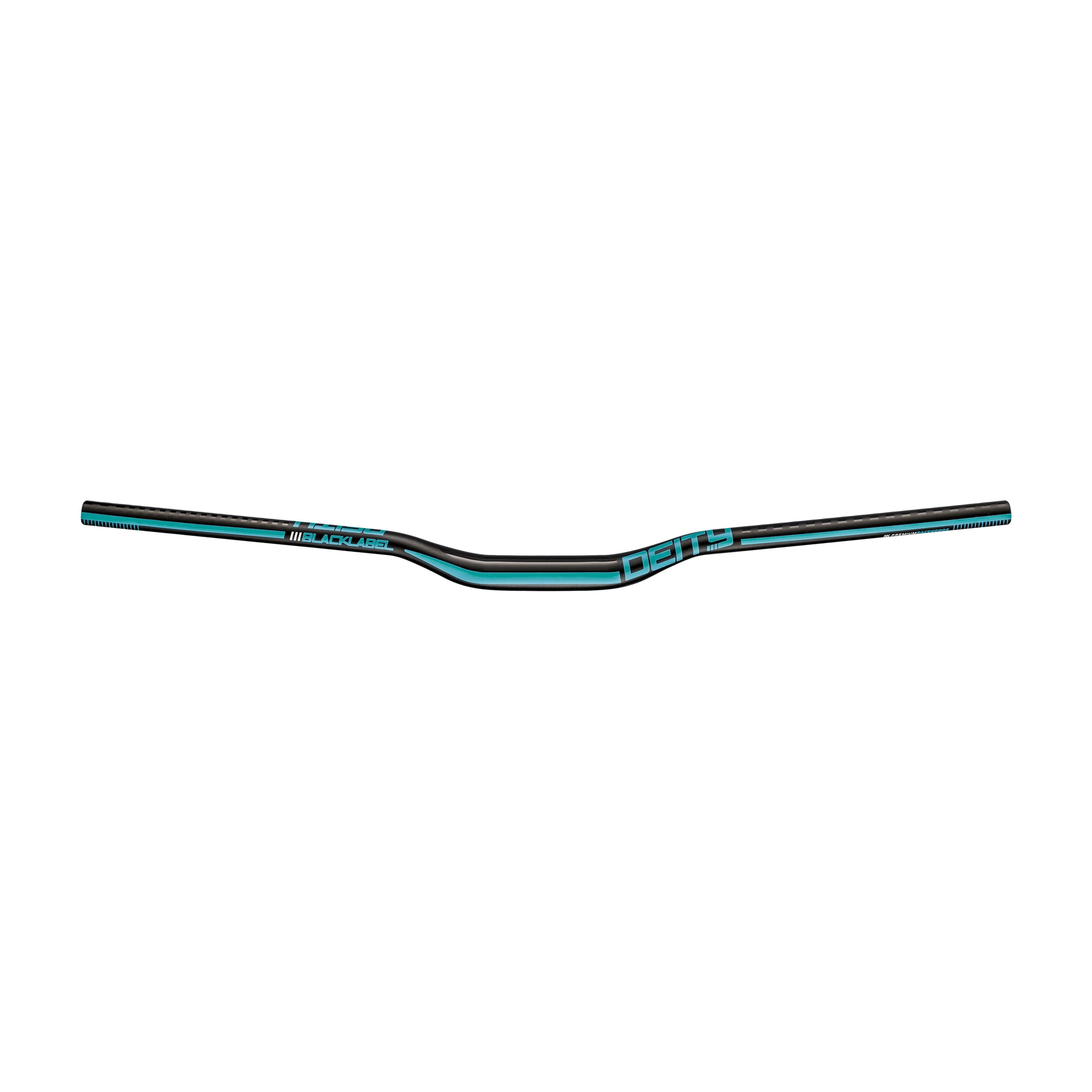 Deity Blacklabel 800 Handlebar- 25mm Rise - 800mm Width - 31.8mm Clamp - Turquoise
