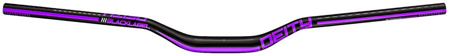 Deity Blacklabel 800 Handlebar - 25mm Rise - 800mm Width - 31.8mm Clamp - Purple
