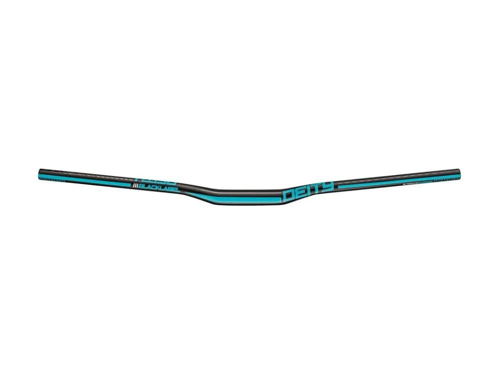 Deity Blacklabel 800 Handlebar - 15mm Rise - 800mm Width - 31.8mm Clamp - Turquoise