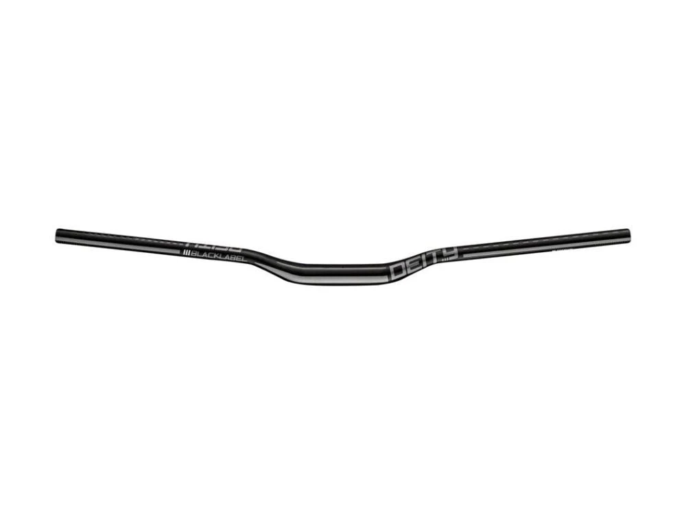 Deity Blacklabel 800 Handlebar - 25mm Rise - 800mm Width - 31.8mm Clamp - Black w/ Stealth