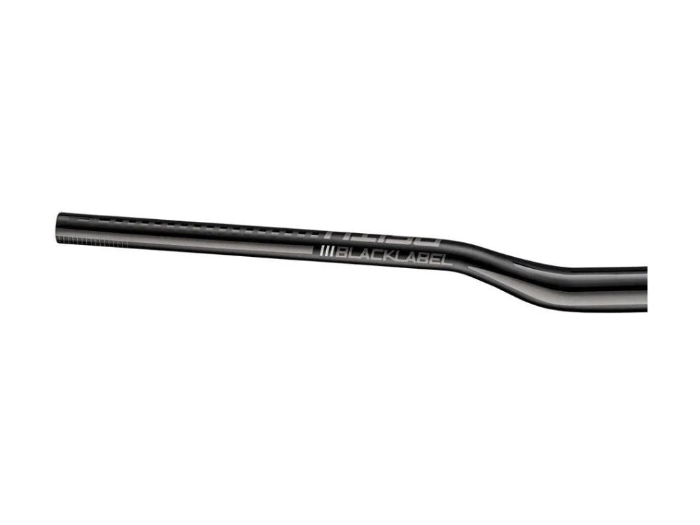 Deity Blacklabel 800 Handlebar - 25mm Rise - 800mm Width - 31.8mm Clamp - Black w/ Stealth - Image 2