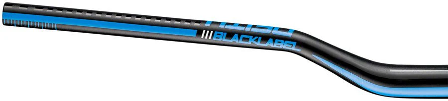 Deity Blacklabel 800 Handlebar - 38mm Rise - 800mm Width - 31.8mm Clamp - Black w/ Blue - Image 2