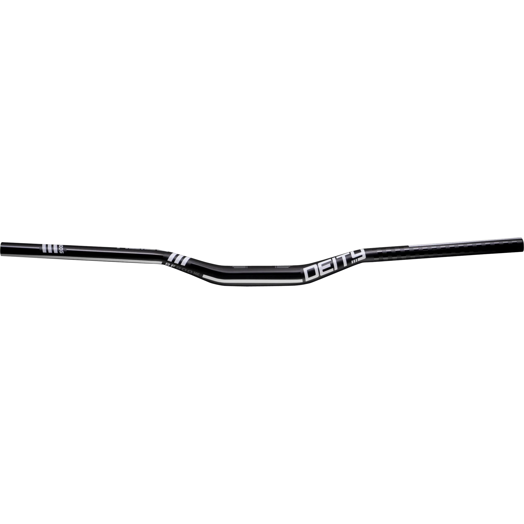 Deity Brendog 800 Handlebar - 31.8mm Clamp - 30mm Rise - 800mm Width - Black & White