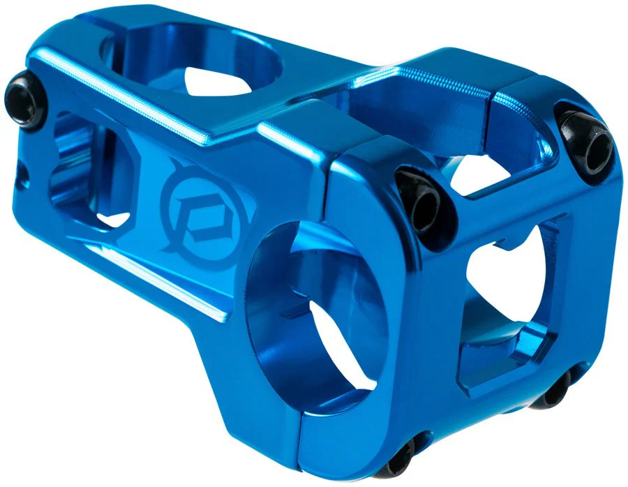 Deity Cavity Stem - 50mm Length - 31.8mm Clamp - Blue