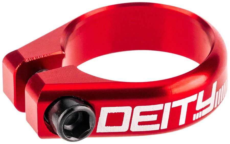 Deity Circuit Seatpost Clamp - 34.9mm - Red