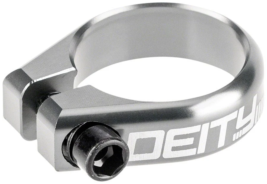 Deity Circuit Seatpost Clamp - 36.4mm - Platinum