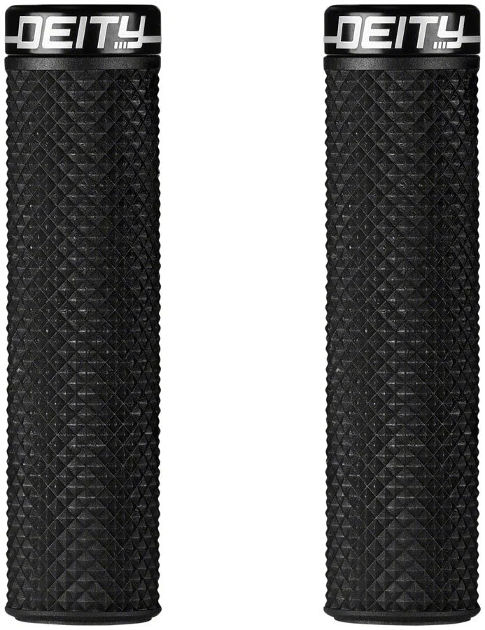 Deity Components Supracush Grips - Black, Lock-On