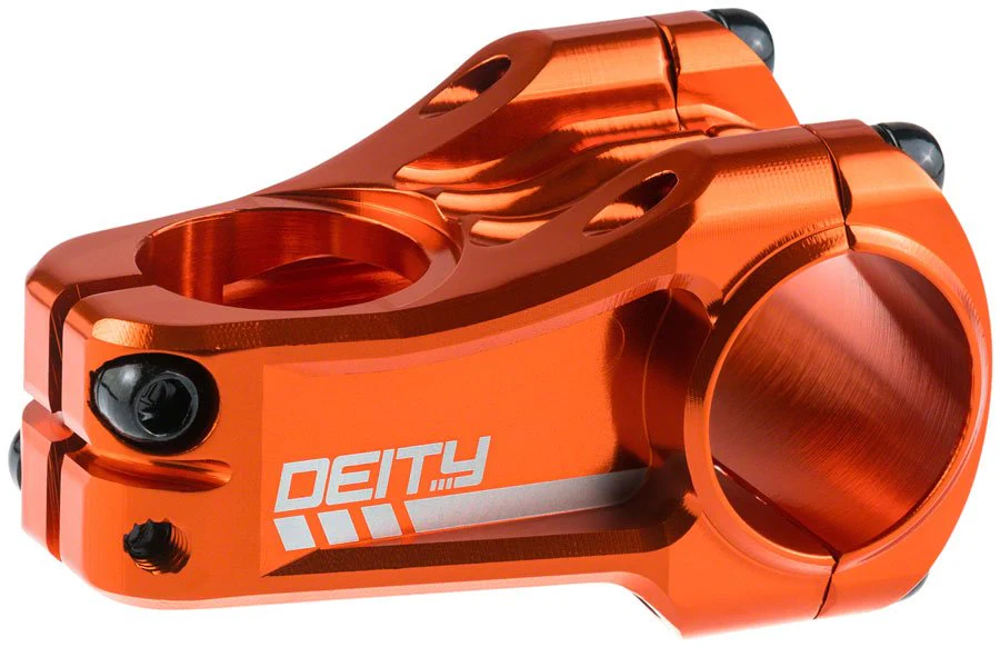 Deity Copperhead Stem - 50mm Length - 31.8mm Clamp - Orange - Image 2