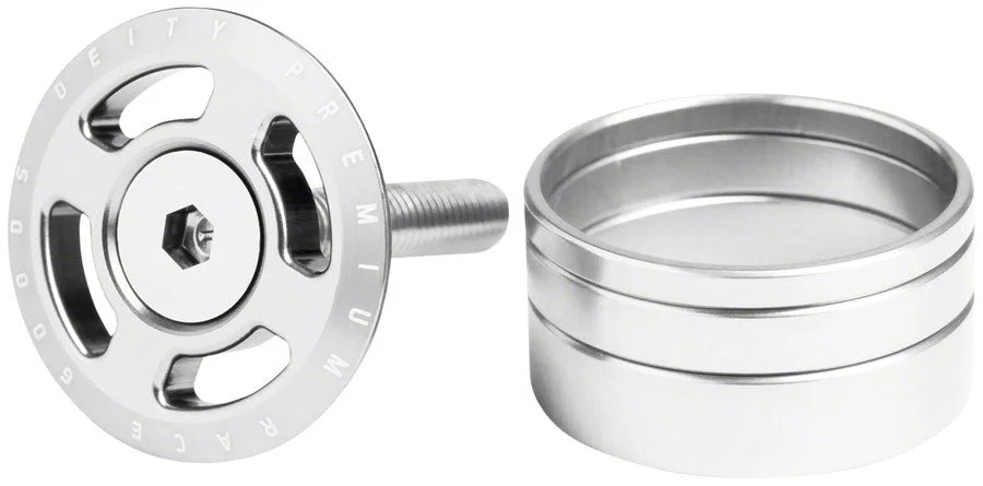 DEITY Crosshair Headset Cap - Silver