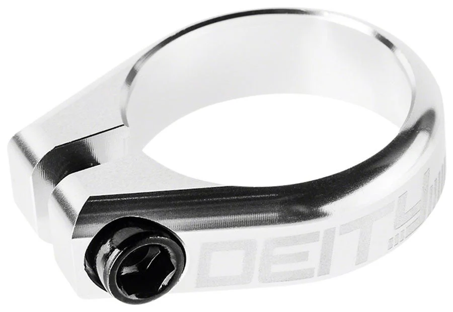 Deity Curcuit Seatpost Clamp - 34.9mm - Silver