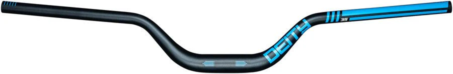 Deity Highside 35 Handlebar - 80mm Rise - 800mm Width - 35mm Clamp - Blue