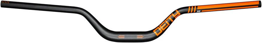 Deity Highside 35 Handlebar - 80mm Rise - 800mm Width - 35mm Clamp - Orange