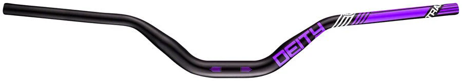 Deity Highside Handlebar - 80mm Rise - 760mm Width - 31.8mm Clamp - Purple