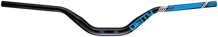 Deity Highside Handlebar - 80mm Rise - 760mm Width - 31.8mm Clamp - Blue