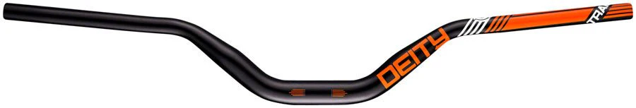 Deity Highside Handlebar - 80mm Rise - 760mm Width - 31.8mm Clamp - Orange