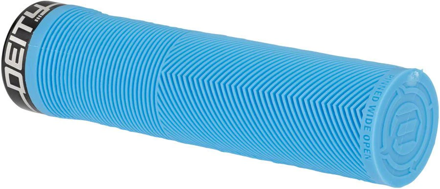 DEITY Knuckleduster Grips - Blue Lock-On - Image 3