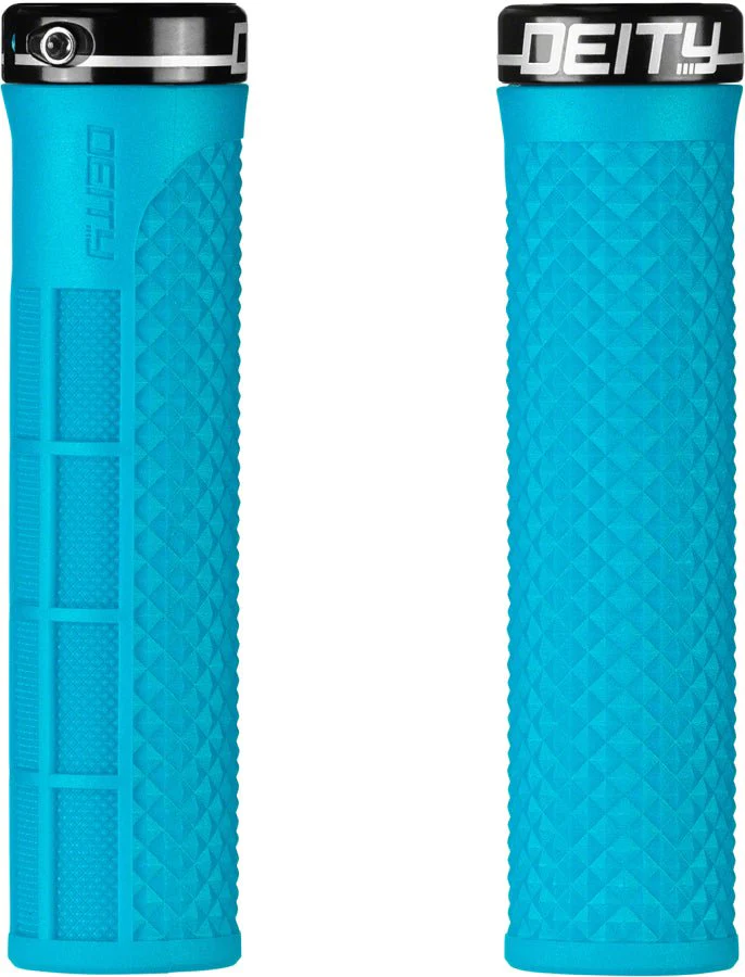 Deity Lockjaw Grips - Turquoise