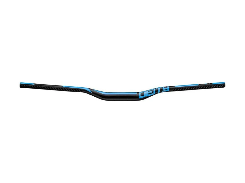 Deity Ridgeline 35 Handlebar - 25mm Rise - 800mm Width - 35mm Clamp - Blue