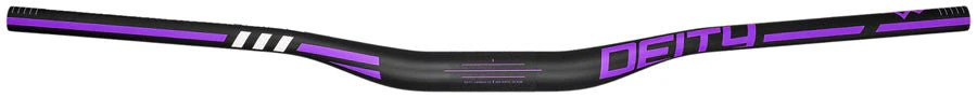 Deity Skywire 35 Handlebar - 25mm Rise - 800mm Width - 35mm Clamp - Purple