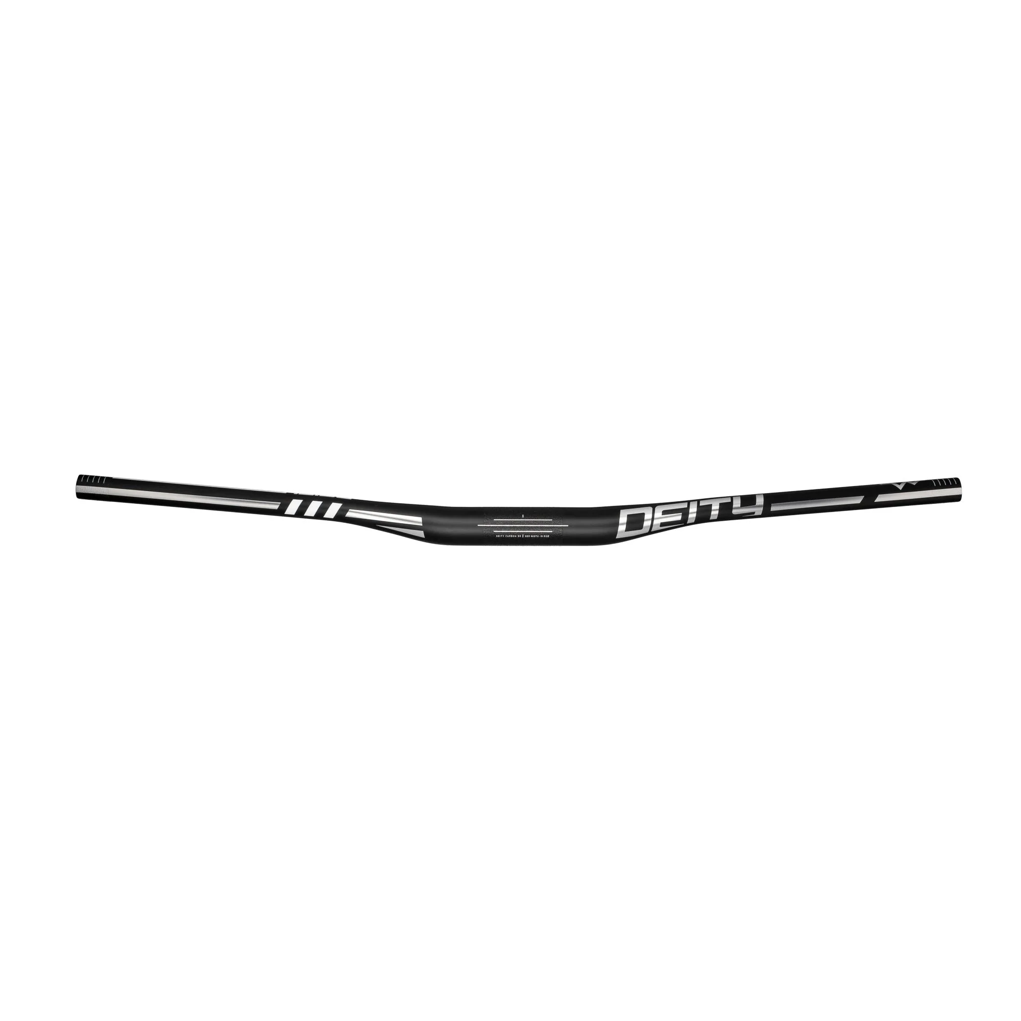 Deity Skywire 35 Carbon Handlebar - 15mm Rise - 800mm Width - 35mm Clamp - Chrome